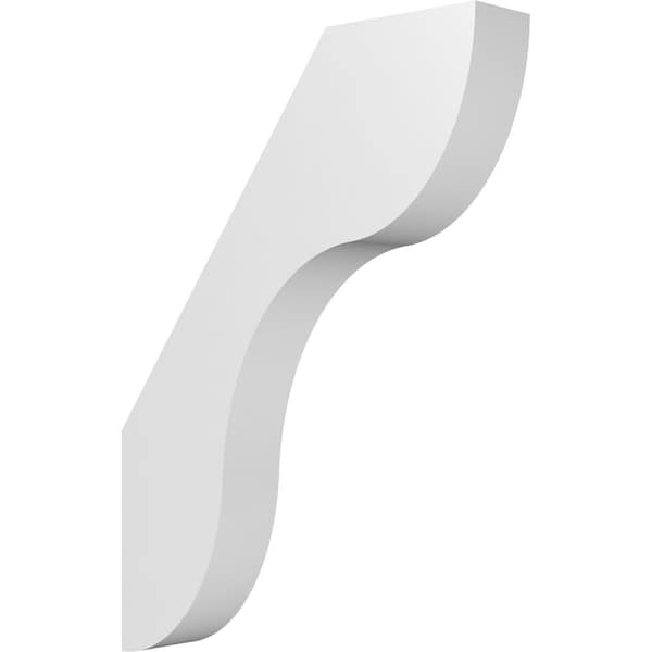 Ekena Millwork 3-in. W x 16-in. D x 22-in. H Carmel Architectural Grade PVC Knee Brace BRCP03X16X22CAR - main